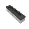 Castello Usa Nile 84-inch Gray Vanity Set with Black Top and Gold Handles CB-MC-84G-GLD-2053-BL - alternate 4
